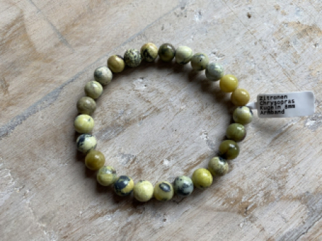 Armband Zitronen Chrysopras
