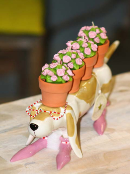 Krinkles Kerzenhalter Basset