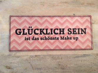 Blechschild