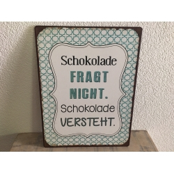 Blechschild
