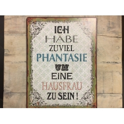 Blechschild