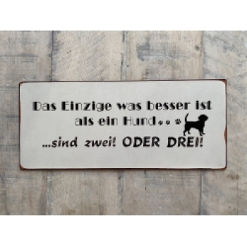 Blechschild